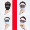 Ice Silk Sunscreen Face Mask Goggles Full Face Adjustable Black Lens Riding Mask Anti-flying Insect Mask