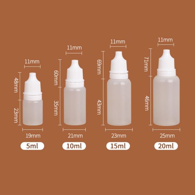 10Pcs Cosmetic Soft Refillable Bottle Portable Travel Cream Packaging Accessories Plastic Liquid Foundation Empty Container