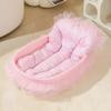 Cat Nest Macaroon Colour Small Dog Kennel Removable Washable Four Seasons Universal Soft Warm Dopamine Cats Nests Pet Winter