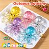 Squishy Stress Balls Octopus Jellyfish Stress Relief Squeeze Ornament Sensory Fidget Ball Desk Accessories Decompression Gift