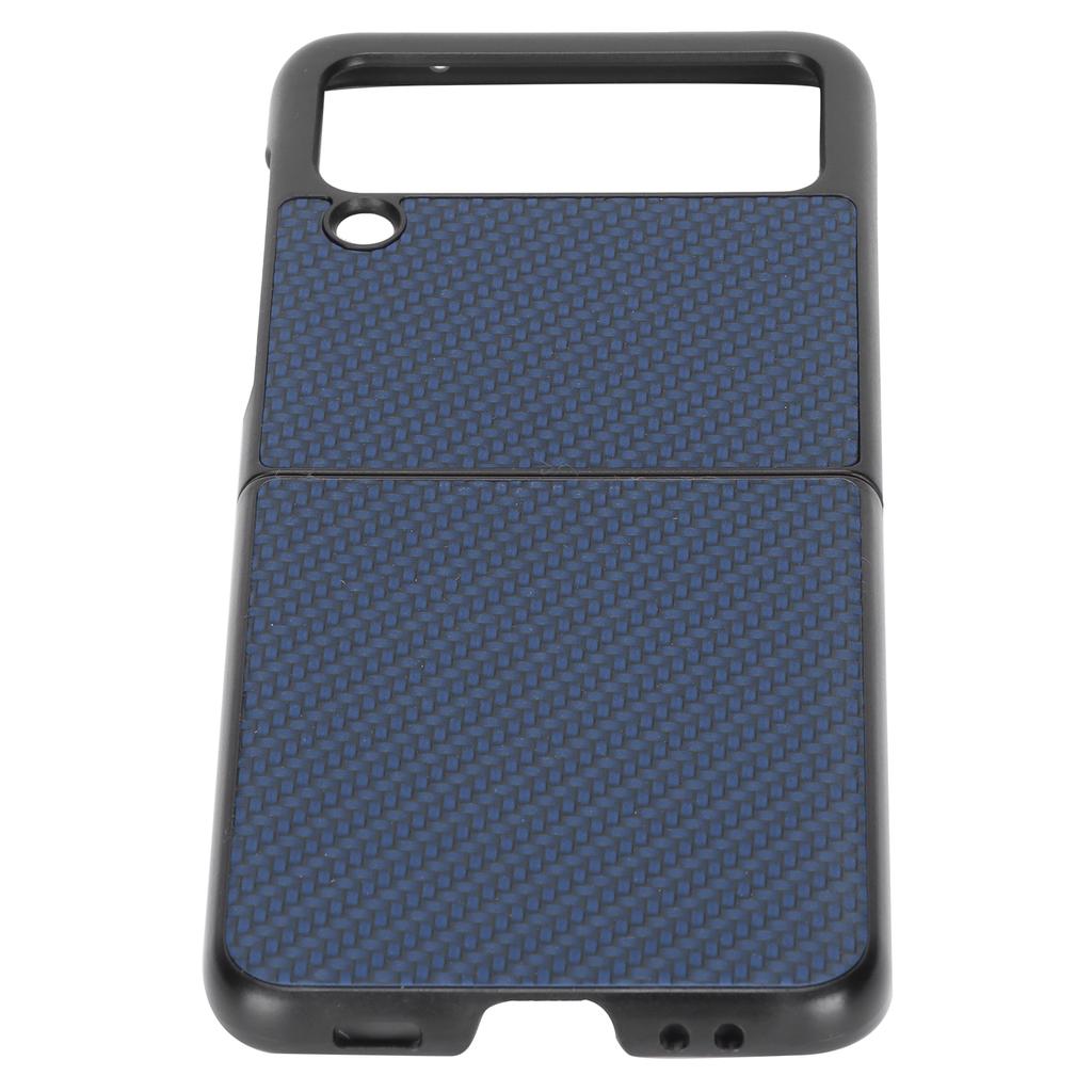 Handyhülle im Carbonfaser-Muster zum Aufklappen für Samsung Galaxy Z Flip 3 Schutzhülle