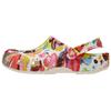 Classic Painted Floral Clog Comfortable and Stylish Vintage Hole Shoes Women's Multicolour