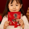 Traditional Chinese New Year Red Envelope Hongbao Tassel Children's Money Bag Horse Brocade Embroidered Thickened