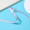 Nordic Macaron Color Portable Square Tape Measure with Lanyard - Automatic Retractable Soft Ruler for E-commerce and Waist Measurement