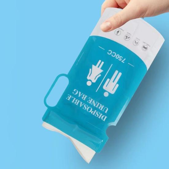 39075 Pcs 750ML Disposable Urinal Bag Leak Proof Eco-Friendly Urine Bag Unisex Portable Camping Pee Bag Vomit Bag