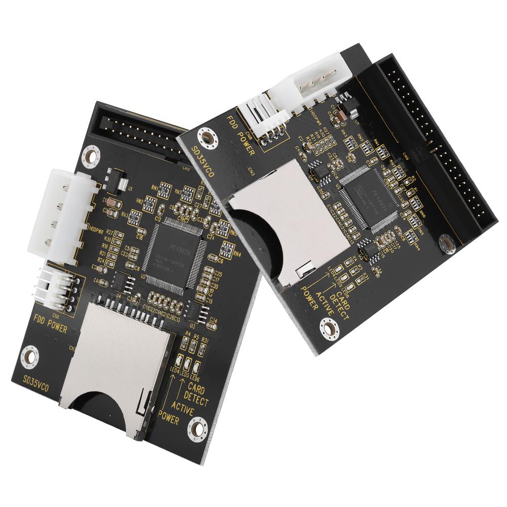 SD Memory Card To 3.5 40Pin Male IDE Hard Disk Drive Adapter Secure Digital Converter