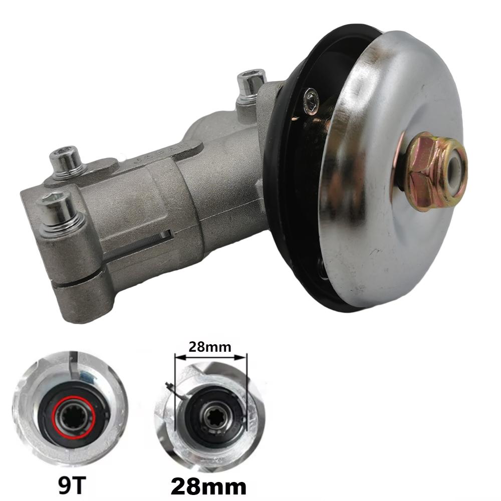26/28mm 7/9T Freischneider Getriebekopf Getriebe Motorsense Rasentrimmer Rasenmäher Teil Rasentrimmer Zubehör Freischneider Getriebekopf