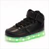 Children's light shoes led luminous shoes charging sports shoes high-top baby shoes male and female students female board shoes