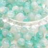 8-10mm Half-Sugar Bubble Glass Bead Bracelet - Handmade Round Loose Beads for Jewelry Making