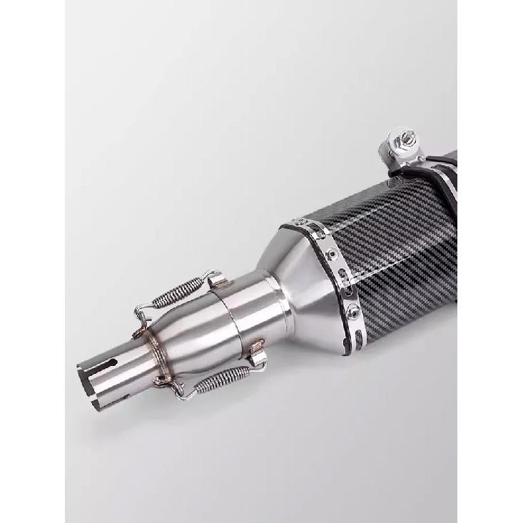 Motorcycle Modification Exhaust Pipe Exhaust Middle Section 28 30 32 35 mm Adapter 51mm Exhaust Section non-destructive Install