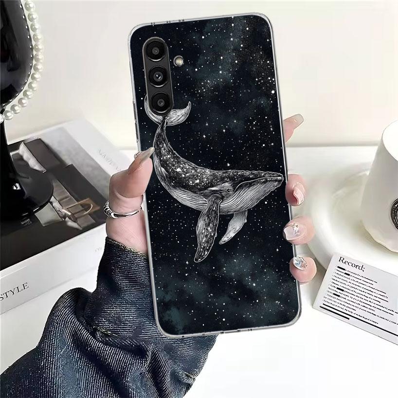 Humpback Whale Sea Giant Phone Case For Samsung Galaxy A13 A14 A15 A16 A17 A53 A54 A55 A56 A57 A33 A34 A35 A36 A37 A23 A24 A25 A