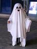 Halloween Parent-Child Ghost Costume Set with Face Mask and Cloak