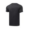 Li-Ning Minimalist Versatile Comfortable Round Neck Sports Short Sleeve T-Shirt Men Tops Mixed-Ink-Gray ATSR293-5