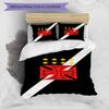 Vasco Football Club Printed Pattern Duvet Cover Set – Includes 1 Duvet Cover and 2 Matching Pillowcases Bedroom Decor Christmas Gifts