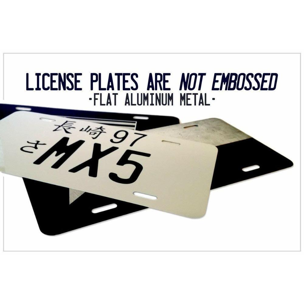 1pc Personalized "Like A Boss" Metal Sign Plate Custom Auto Tag Vehicle Decor