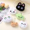 Crying Squeaky Bunny Plush Pendant - Rabbit Backpack Decoration Keychain