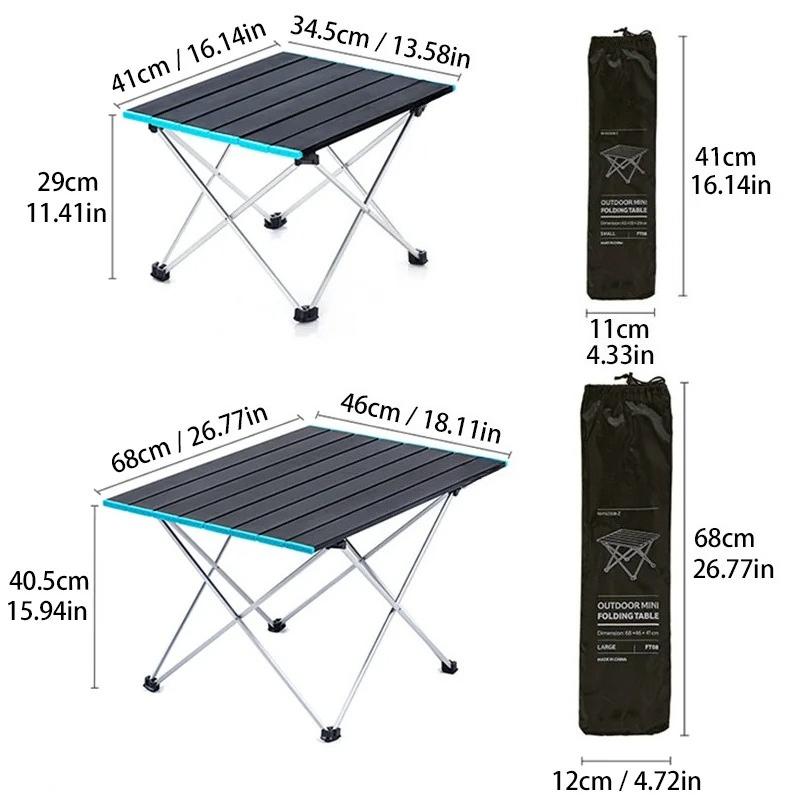 Camping Table Ultralight Portable Outdoor Mini Table Backpacking Hiking Table Outside Cooking Outdoor Coffee Table