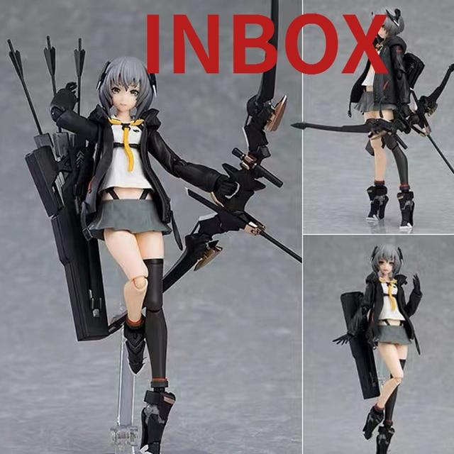 15cm Figma  Heavily Armed High School Girls Anime Figure Liu Pvc Action Figure Toy Game Statue Collection Model Doll Gift