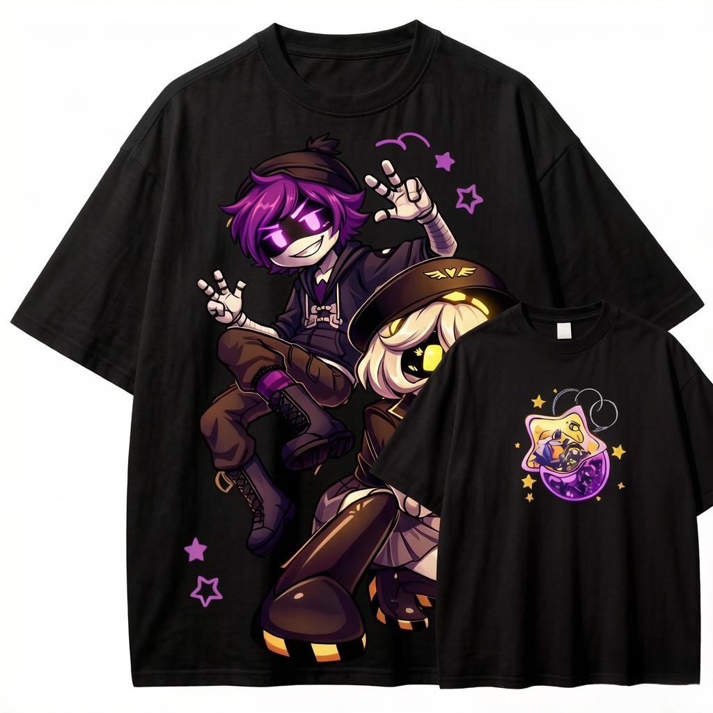 MURDER DRONES T Shirt New Model Anime Lover Tshirt Oversized Year Round Clothing Unisex Y2k Short Sleeves High Quality