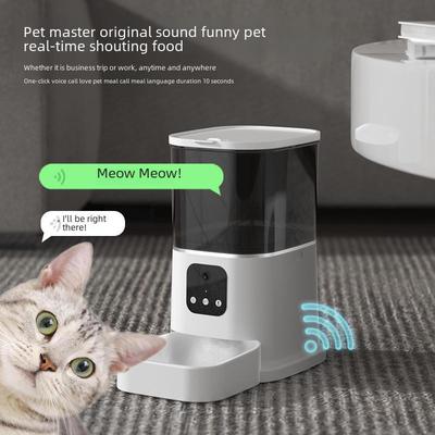 Smart WiFi Pet Feeder: 6L Timed, Automatic, Quantitative Cat & Dog Feeder
