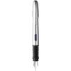 BIC Xpen Stylo-Plume Rechargeable Encre Bleue - Chrome, Blister de 1