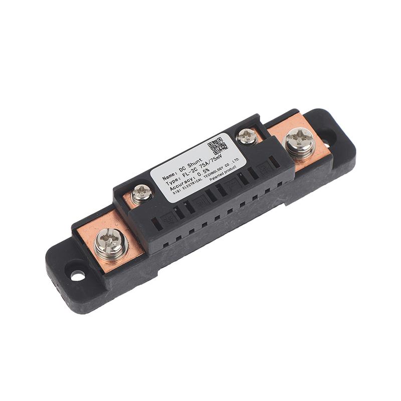 Hot Sale FL-2C Shunt 10A 15A 20A 30A 40A 50A 75A 100A 75mV DC High Accuracy With Base Ammeter Current Shunt Resistor