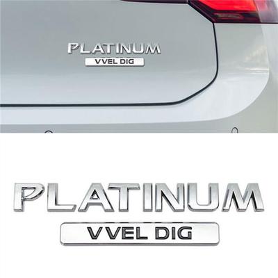 PLATINUM VVEL DIG Kofferraum Aufkleber Emblem Badge Styling Kotflügel Logo Für Patrol Armada Y62 1 Satz