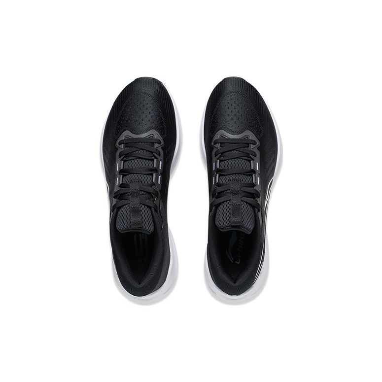 Li Ning Wushi Lite V2 Lightweight Shock Absorption Non-Slip Wear-Resistant Rebound Low-Top Running Shoes Men sneaker Black ARST053-3