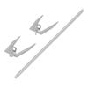 304 Stainless Steel Rotisserie Spit Rod Silver Replacement Shaft BBQ Skewer Set  BBQ Grilling