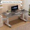 Adjustable Desk Set: Office Workstation, Home Study Desk & Chair