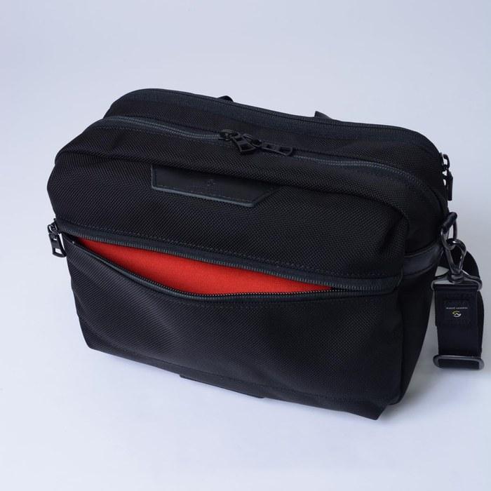 [Masterpiece] il Creation Shoulder Bag L 02407-IL Progress Crossbody Red/Black