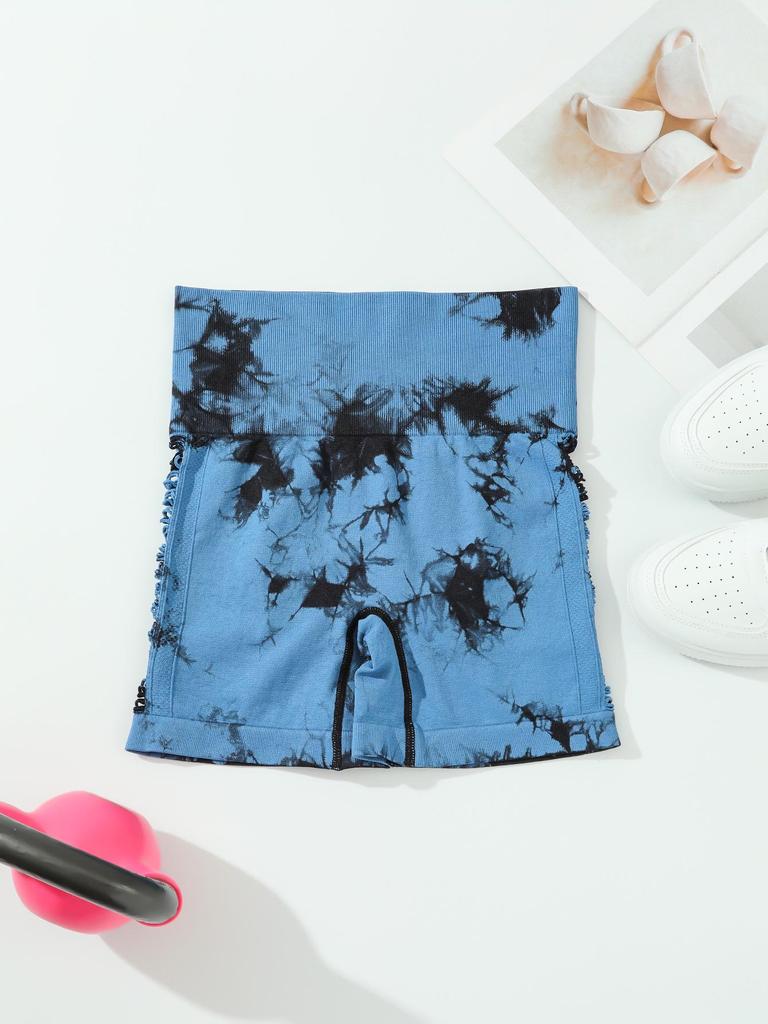 Women's High-Waisted Seamless Butt-Lifting Cutout Yoga Shorts