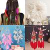 100Pcs/Lot Colour Goose Feathers 5-8Cm 8-12Cm Natural Feathers Crafts For Wedding Diy Handicraft Dream Catcher Decorative Plumes