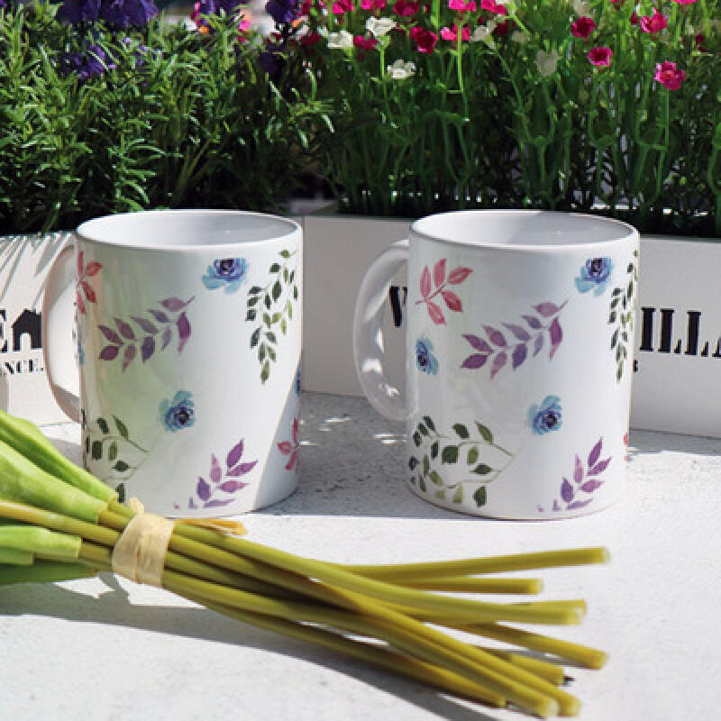 

ic614-Design Mug 2p-Watercolor Leaves 2