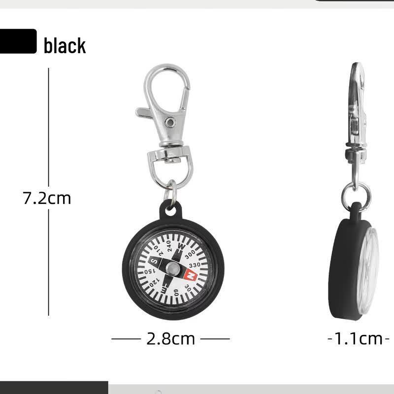Abay Outdoor Plastic Compass Keychain