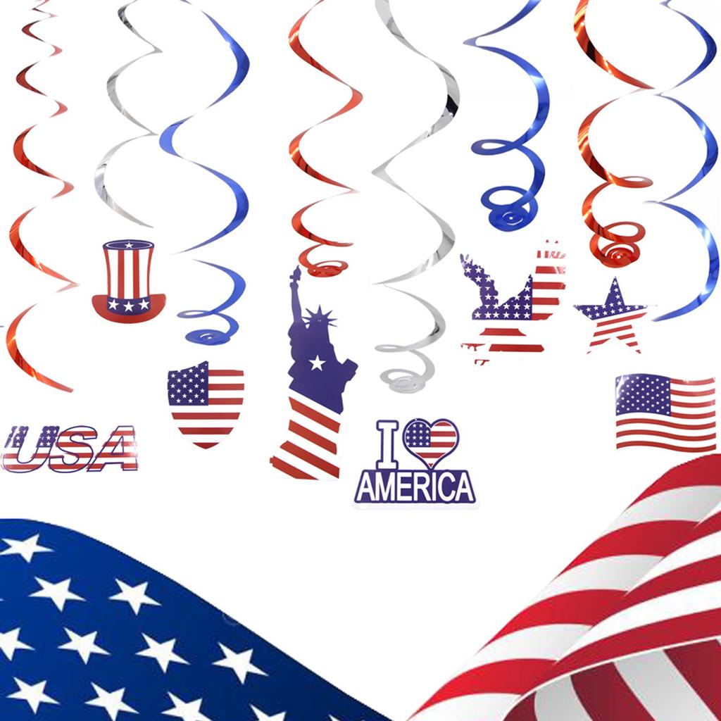 8pcs Independence Day Decorations, Party Decorations, And Party Decorations In The United States