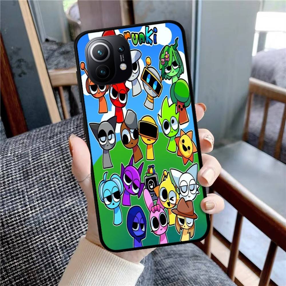 

Cartoon S-Sprunkis Game Phone Case For Xiaomi Mi 5X 8 9 10 11 12 lite pro 10T PocoX3pro PocoM3 Note 10 pro lite Xiaomi Note10Pro