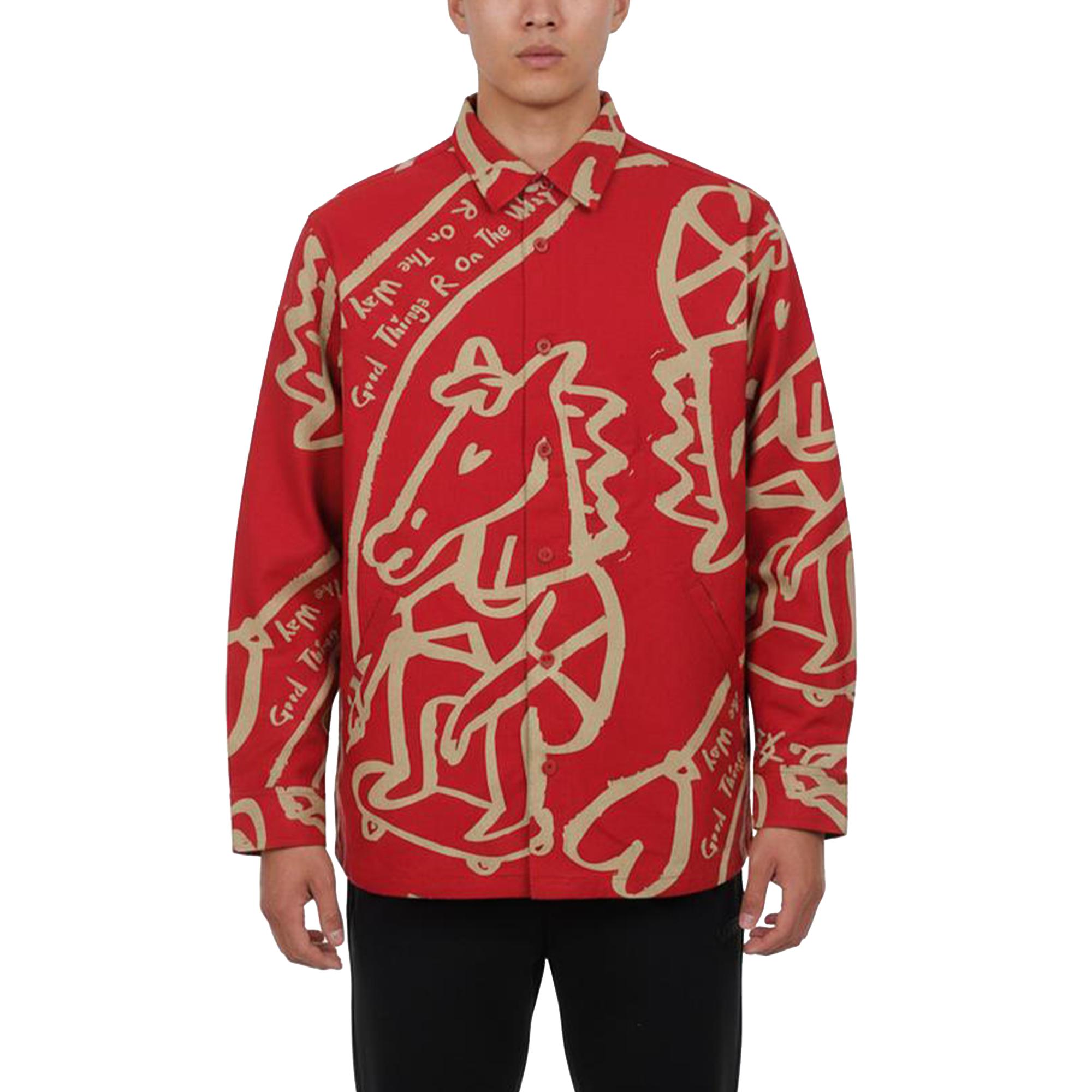 Vans BOLIN Jackets Men s Red Lapel Moderate Other VN000X2V14A- L