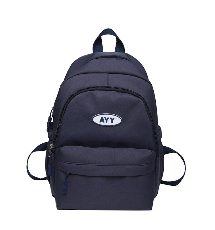 

Жіноча сумка. Дорожній рюкзак. Шкільний рюкзак великої місткості синій