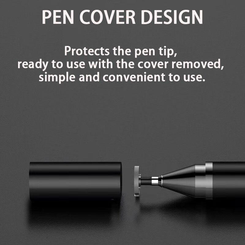 1pc Touch Screen Pen for Android Apple Ipad Tablet Touch Screen Pen Two in One Capacitive Pen Mobile Phone Anti Mistouch Stylus