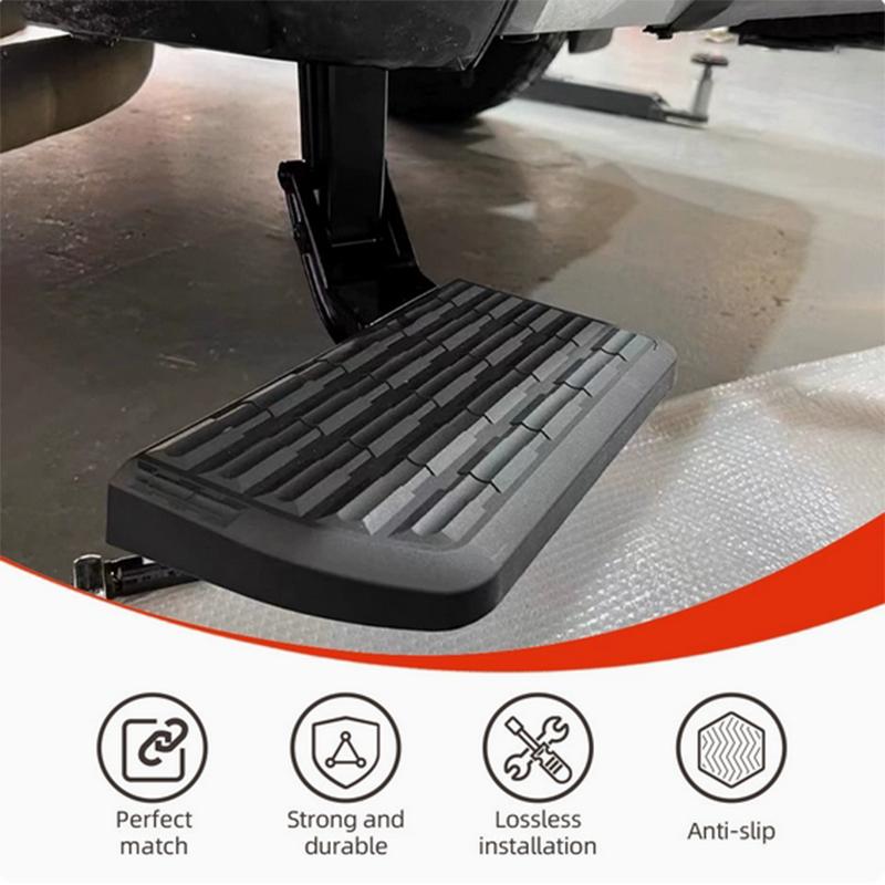 PT392-34231 Retractable Back Rear Bumper Foot Step T-Step BedStep Off Road Pedal Tailgate Ladder Pick-up Truck For Toyota Tundra