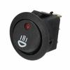 5x 12V 20A Car Boat Round Dot Red LED Fog Light Rocker Switch On/Off