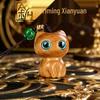 Green Sandalwood Cat Phone Charm Pendant - Creative Carved Wood Cat Charm for Bags, Men and Women Styles Available.