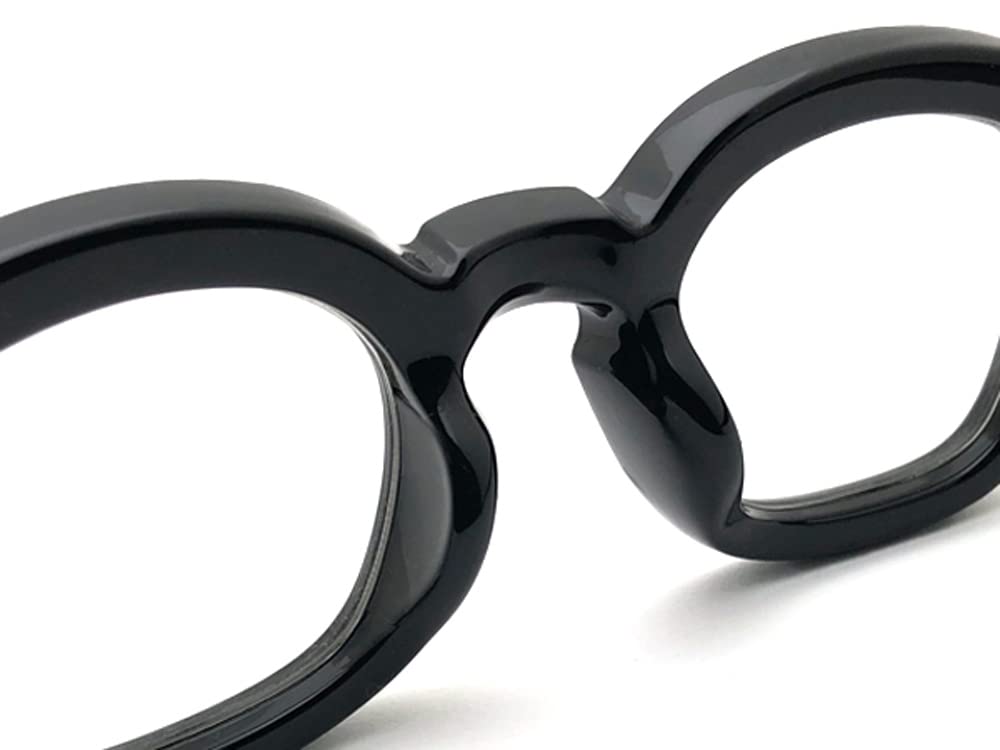 BOLD FRAME KEYHOLE BRIDGE BOSTON SUNGLASS Frame Keyhole Bridge Boston BLACK CLEAR (Bold Sunglasses) ×