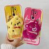 KEYSION Cute 3D Cartoon Plush Case for OPPO A9 2020 with Lanyard Soft Silicone Shockproof Phone Cover for OPPO A5 A9 2020