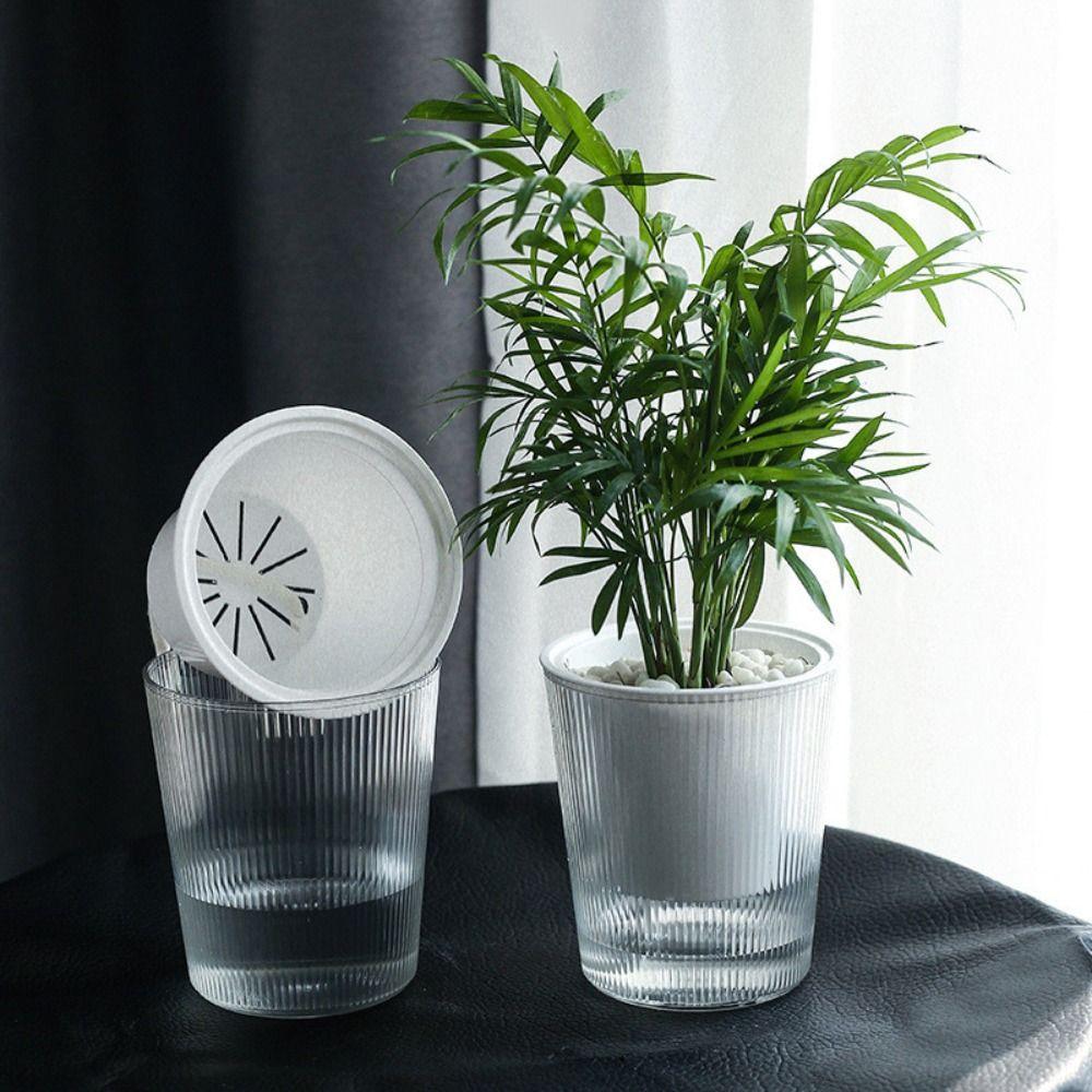 Succulent plant Hydroponics Watering Planter Self Watering Flower Pot Lazy Flowerpot Self-watering