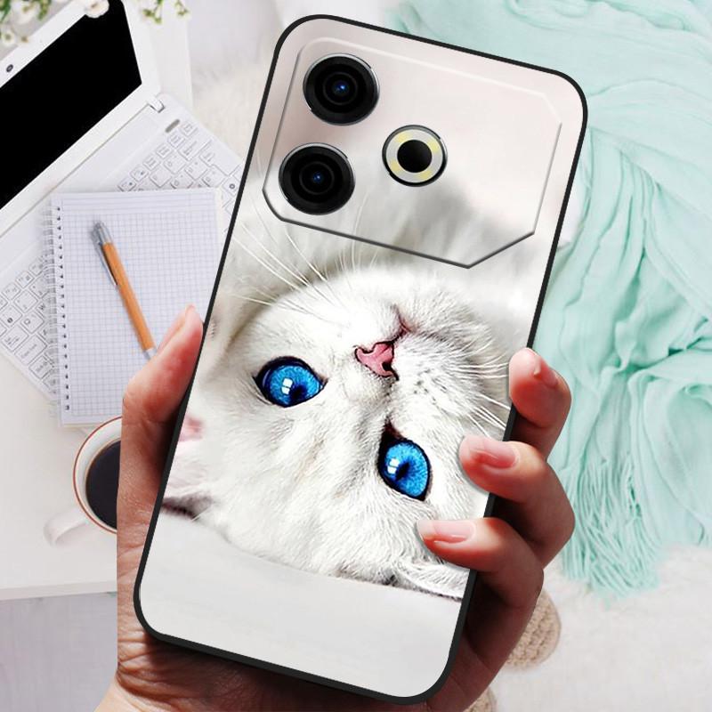 Für Tecno Pova 6 Neo Hülle Pova6 Neo Luxus Handy Silikon Rückseite Für Tecno Pova 6 Neo Hüllen Pova 6Neo Schutzhülle Capas