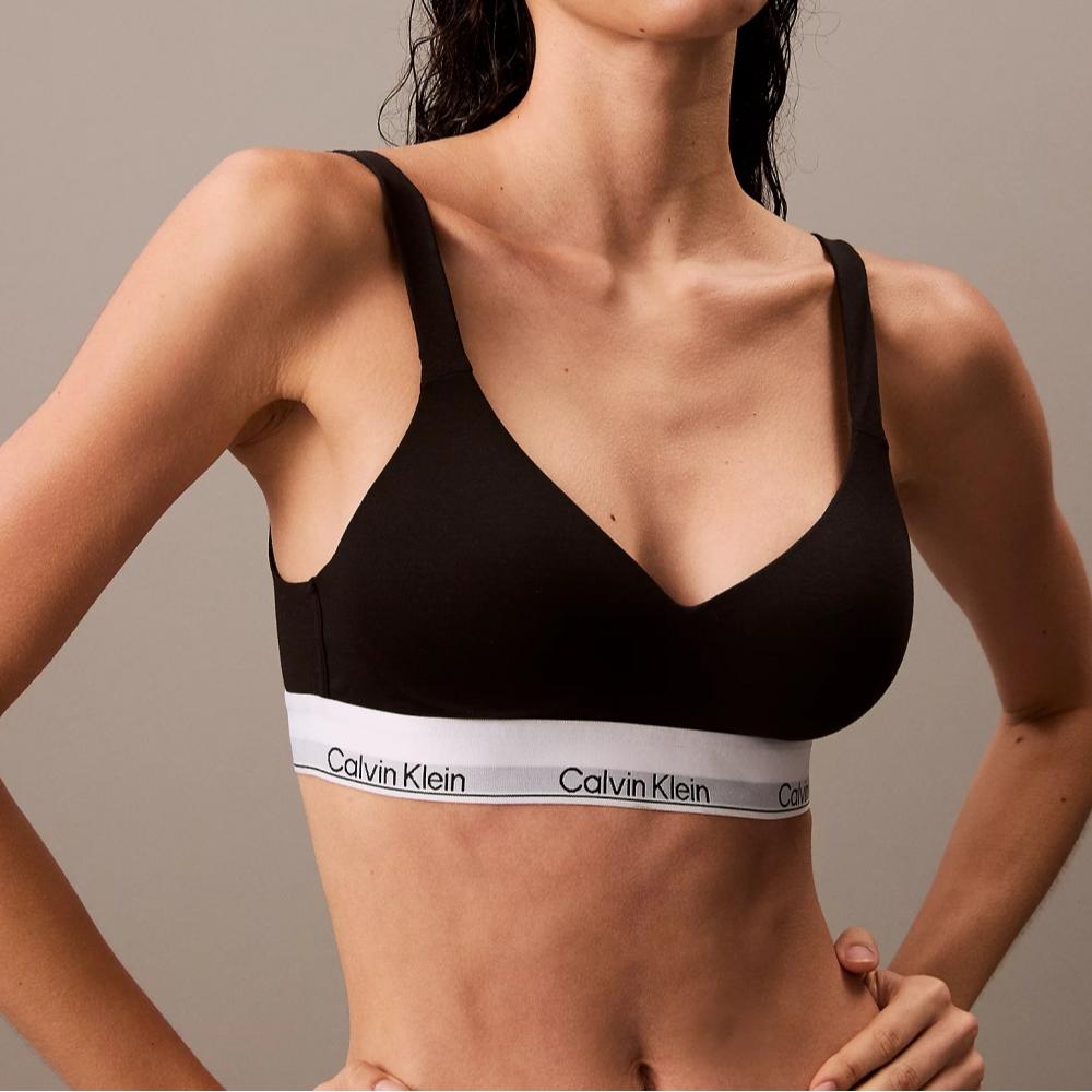 Calvin Klein Padded Comfortable Adjustable Strap Bra Women underwear Black QF7900-001