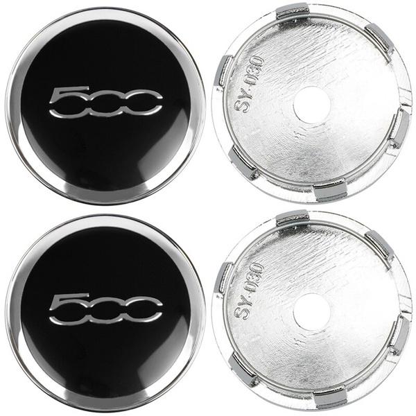 4ks 60mm středové kryty kol auta pro Fiat 500 5CC Logo krytka středového náboje kola auta odznak emblému krytka pro Fiat 124 125 125 500 695