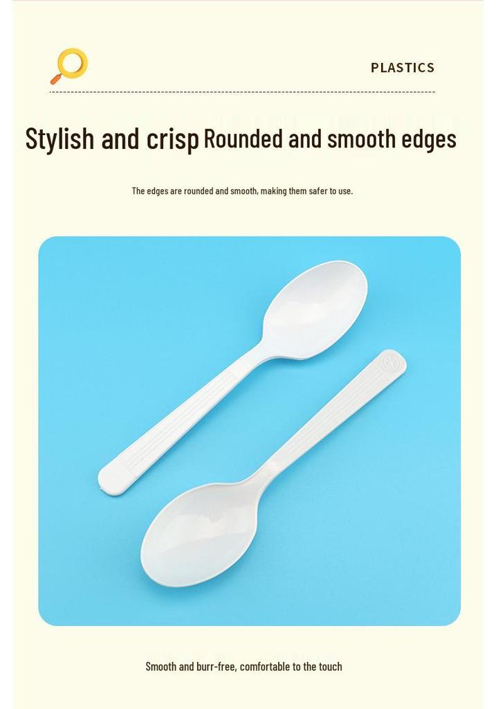Individually Wrapped Disposable Cutlery Set: Spoon, Knife, Fork for Western Meals and Fast Food